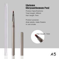 Nail Glue Phototherapy UV Gel Painting Pen Liner Brush Metal Handle Professional Manicure Drawing Brushes Tools