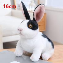 Modeliavimas Kawaii Long Ears Realistiškas triušio pliušinis žaislas, gyvas gyvūnėlių kimštos lėlės žaislai vaikams, mergaitėms, gimtadienio dovanų kambario dekoras