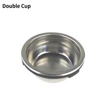 JUSTINLAU Single/Double Coffee Filter Basket for Ninja ES601/655/701 Coffee Machine Reusable Coffee Filter Net Barista Tools