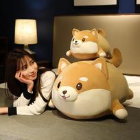 Creative Plush Toy Cute Dog Corgi Soft Doll Toy Kids Toy Throw Pillow Birthday Gift w1477 35cm