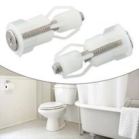 2 vnt. Viršutinio tvirtinimo tualeto sėdynės varžtai Veržlės Dangtelis Dangtis Sėdynės tvirtinimo WC aklos skylės tvirtinimo rinkiniai Atsarginiai tualeto sėdynės varžtai Vonios kambario dalis 2PCS