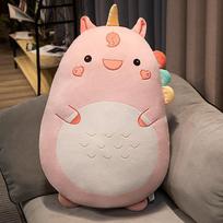 Squishy Toy Kawaii Animal Fat Dinosaur Shiba Inu Dog Pillow Plush Toys Cute Rabbit Dolls Bed Sleeping Cushion 45cm