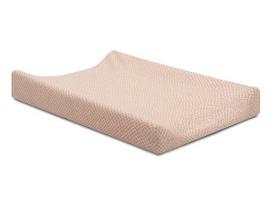 Vystymo lentos trikotažinė paklodė Jersey Snake Pale Pink 50x70cm Jollein