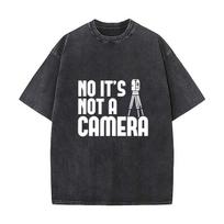 Camera Meme Humor  Inspired Filmmaker Joke Design Oversized Short Sleeve Loose Streetwear Short Sleeve Tops Tee S