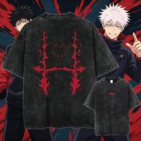 2026 Summer Jujutsu Kaisen Choso Manga Tshirts Vintage Washed T Shirts Men Women Hip Hop Tees Tops Cotton Tshirts Short Sleeve 2XL