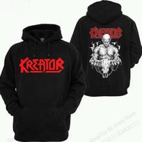 Naujas Rock Grupės Kreator 3D Spausdinimo Gobtuvėlis Vyrams Moterims Mados Raidžių Gobtuvėlis Džemperis Hip Hop Sportinis Kostiumas Vyriški Drabužiai Unisex Moletom M black