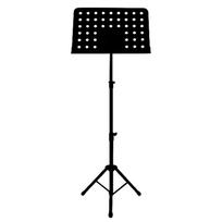 Reguliuojamas sulankstomas natų stovas, nešiojamas natų stovas muzikos instrumentams, lengvas ir tvirtas, skirtas patogiam laikymui ir kelionėms One Size juoda