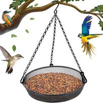 Metal Mesh Hanging Bird Feeder Sturdy Outdoor Bird Feeder Hummingbird Bird Feeder Tray  Porch Bird Feeder Tray