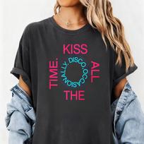 Summer Harry Styles Kiss All The Time Tee Disco Tee Occasionally T-shirt Men Women Fashion Street Y2K Oversized T-shirt S