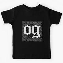 OG Shirts For Men Original Gangster East Los Cholo Lowrider Kids T-Shirt 110
