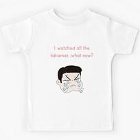 I watch all the kdramas Kids T-Shirt 140
