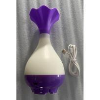 USB drėkintuvas su aromaterapijos vaza, skirtas namams, tylus naktinis apšvietimas violetinė