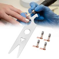 5pcs Wrench Included Carbon Brush Set Handpiece Accessory Replacement Part Set  For Home Nail Salon