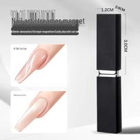 Nail Salon Cat Eye Magnet: Strong, Long Strip for French High-Gloss Nails Ribbon Magnet [Pair Included]