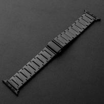 Metalinis dirželis Apple Watch 45mm 44mm 49mm 40mm 41mm 42/38mm apyrankės apyrankės, skirtas Iwatch Series 6 7 8 SE 5 Replacemen apyrankei 38mm 40mm 41mm juoda