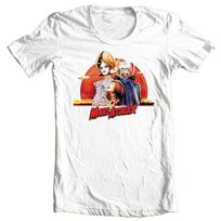 Marsas Atakuoja Unisex Marškinėliai Retro 1990-ųjų Sci-Fi Filmo Grafika Spausdinta Marškinėliai S white
