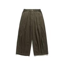 Men's 2024 Spring/Autumn Japanese Retro Ultra-Loose Wide-Leg Polyester Trousers 3XL žalia