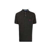Polo Ralph Lauren SS22 Solid Color Logo Embroidered Short Sleeve Casual Polo Shirt Men Polo Shirts Black 710850860007 M black