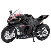 1/12 Scale BMW HP4 Motorcycle Model Car Toy Alloy Diecast Light Music Shock Absorption Motor Miniature Models Kids Birthday Gifts juoda