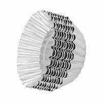10Pcs Aluminum Alloy Egg Tart Mold Baking Tools 70mm Bakeware Mould Kitchen Pastry Tools L gray