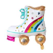 Yousheng Disco Party Balloons Inflatable Sunglasses Roller Skate Boombox Balloons 80s 90s Retro Color Foil Balloons for Disco Theme Birthday Party B
