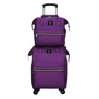 Unisex Rolling Luggage & Backpack Set One Size