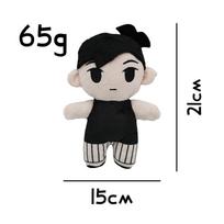 OMORI Sunny 21cm pliušinė lėlė minkštas žaislas žaidimo personažas Cosplay miela dovana Kalėdų pliušinės figūrėlės gray