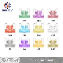 10 vnt. Saugikliai 32V Micro2 Mini Mažas Vidutinis Didelis Dydis Automobilio Saugiklis 5A 7.5A 10A 15A 20A 25A 30A 35A 40A 45A Klipsinis Saugiklių Rinkinys Automobiliui Sunkvežimiui 1A