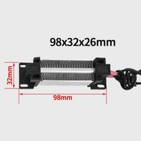 12V 24V 110V 220V 100W Safe Electric Insulated Ceramic Thermostatic High Power 98*32mm PTC Heating Element Heater 12V 100W