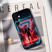 C-CR7 Futbolo Ronaldo telefono dėklas Samsung Galaxy A73,A72,A71,A70,A53,A52,A51,Minkšto silikono juodas dangtelis Samsung a22 5g