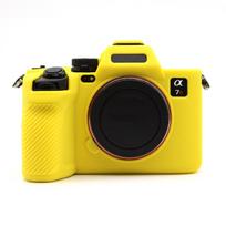 For Sony A7RV Mirrorless Camera Protective Silicone Case Yellow