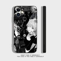 Misa D-Death N-Note Phone Case For iPhone 17,16,15,14,13,12,11,XR,Pro,XS,Max,XR,Plus,Mini Soft Silicone Black Shockproof iPhone12