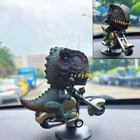 Automatic Balancing Car Dashboard Figure Featuring Inertial Drift Effect Easy Installation Vehicle Accessory for Fun gray