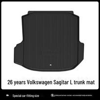 Volkswagen Sagitar L TPE Floor Mats - Odorless, Eco-Friendly, Wear-Resistant, Carbon Fiber Texture, Starlight Design (Fits 26 Years)