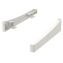 2pcs Durable Holder for PS5 Display Stand Bracket Game Console Dock Horizontal Base For PS5 balta