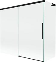 Mexen Rox L vonios ekrano 2-durių stumdomas 170 + 70 x 150 cm, permatomas, juodas - 8C9L-170-070-70-00