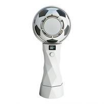 Nešiojamas futbolo dizaino ventiliatorius, maitinamas USB, mini aušinimo ventiliatorius, vasaros rankinis ventiliatorius lauko stovyklavimui, sportui ir futbolo čempionato rungtynėms balta