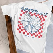 Retro Šefas Pelė Ratatouille galinis spaudas Marškinėliai Unisex Trumpomis Rankovėmis S-5XL S