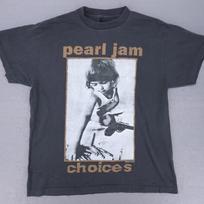 Pearl Jam Choices 1992 m. pakartotinio spausdinimo marškinėliai Vintažiniai 90-ųjų Grunge roko grupės Unisex Unisex marškinėliai XXXXL white