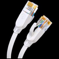 BIAZE CAT6 Flat Gigabit Ethernet Cable balta