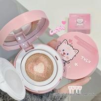 TVLV Silky Mist 3-Color Cushion Foundation: Natural, Non-Greasy, Brightening, Hydrating, Lightweight, Long-Lasting BB Cream. Silky Mist Soft Focus Three-Color Cushion Cream