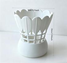 Cute Table Decor Badminton Design Pen Organizer 3D Printing Creative Stationery Holder Ideal Gift for Home & Office Desktop balta