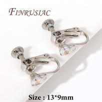14K/18K Gold Plated Brass Screw Clip Earring Converters,Clip-on Earring Findings Non Pierced Earring Components For DIY Earring 4 pcs