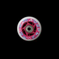 Ruidongle Adult and Children's Roller Skates Wheels Inline Skates Accessories PU Rubber Wheels High Elasticity 85A rožinė
