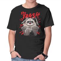 Unisex Crew Neck T-Shirt The Trash Graphic Short Sleeve Casual Tee XXXXL