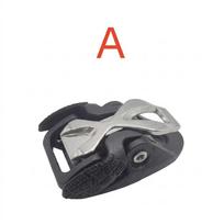 Universal Boys Kids Roller Skate Buckle Lock Replacement 5 Types Adjustable Inline Strap Buckle Durable PVC Material