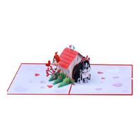 Artistic 3D Popup Dog House Greeting Card Celebratory Party Decors Card Suitable For All Ages And Festival Occasion 1