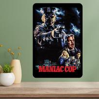 Maniakas Policininkas Klasikinis Filmas Metalo Plakatas Ženklas 20x30cm（7.8x11.8inch）