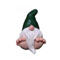 Dwarf Decorative Figurine Resin Home Accent For Celebrations And Gifts žalia