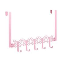Pink Butterfly Over The Door Hooks Wall Mount Towel Hanger for Bedroom Bathroom Kitchen Dorm Room Organizer 1
